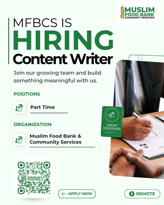 Content Writer flyer