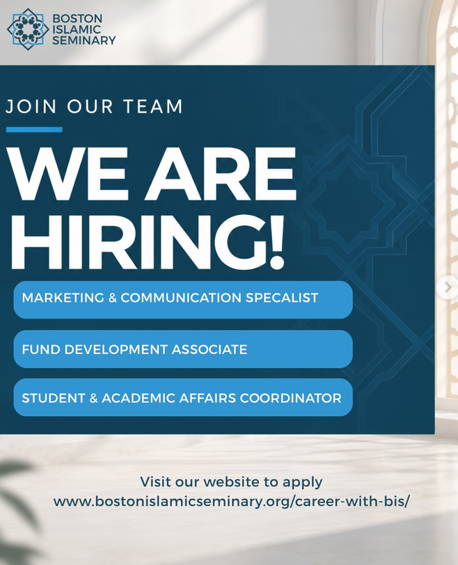 Marketing & Communications Specialist (or Fund Development Associate / Student & Academic Affairs Coordinator — separate postings, one form per role) flyer