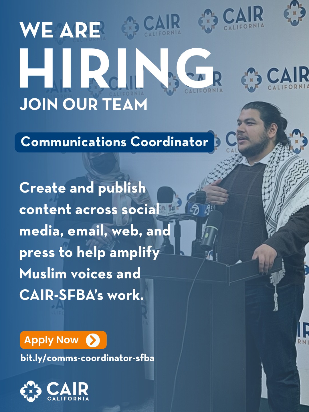 Communications Coordinator flyer