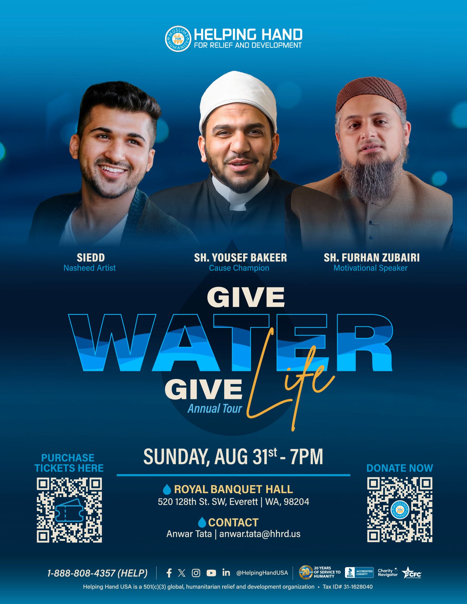 GIVE WATER GIVE LIFE
