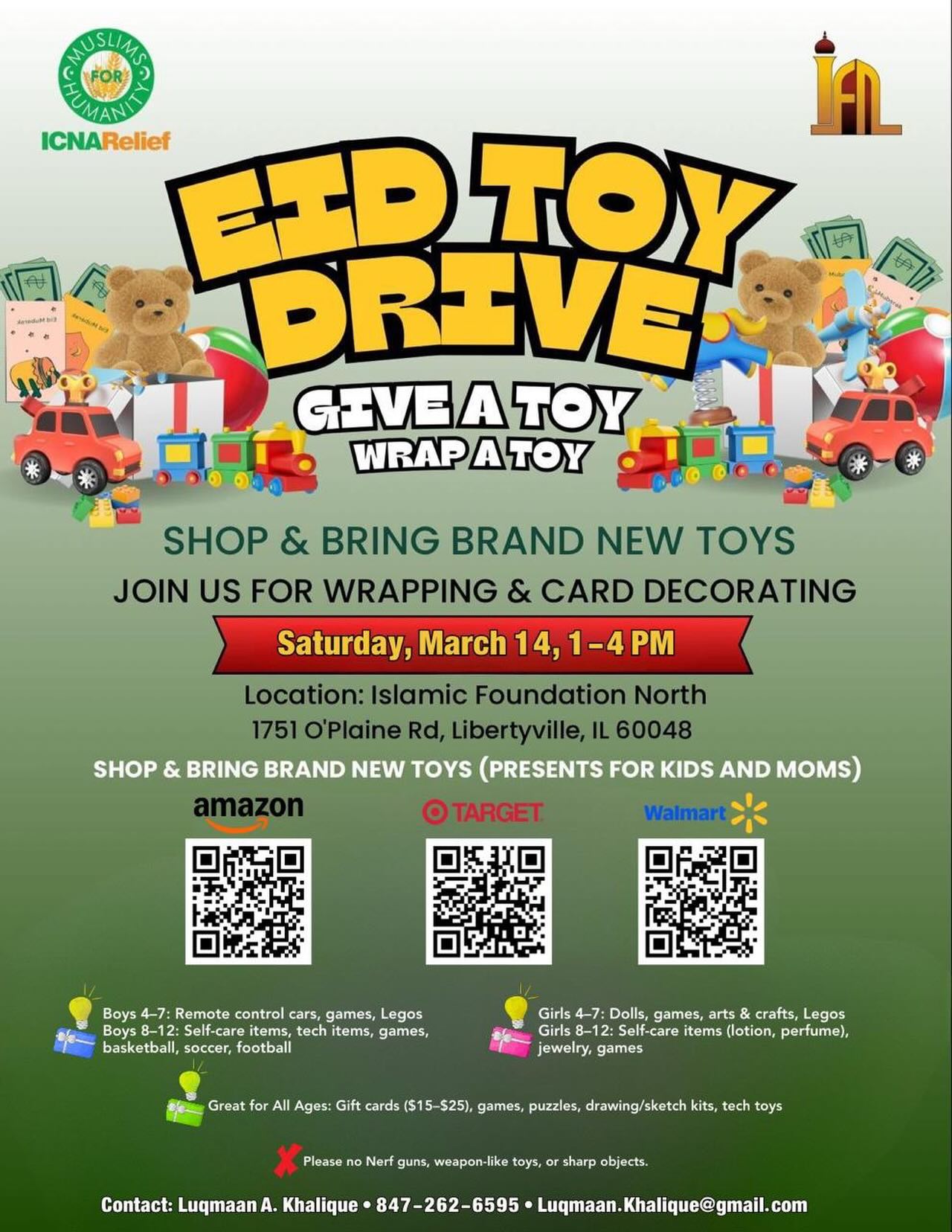 EID TOY DRIVE