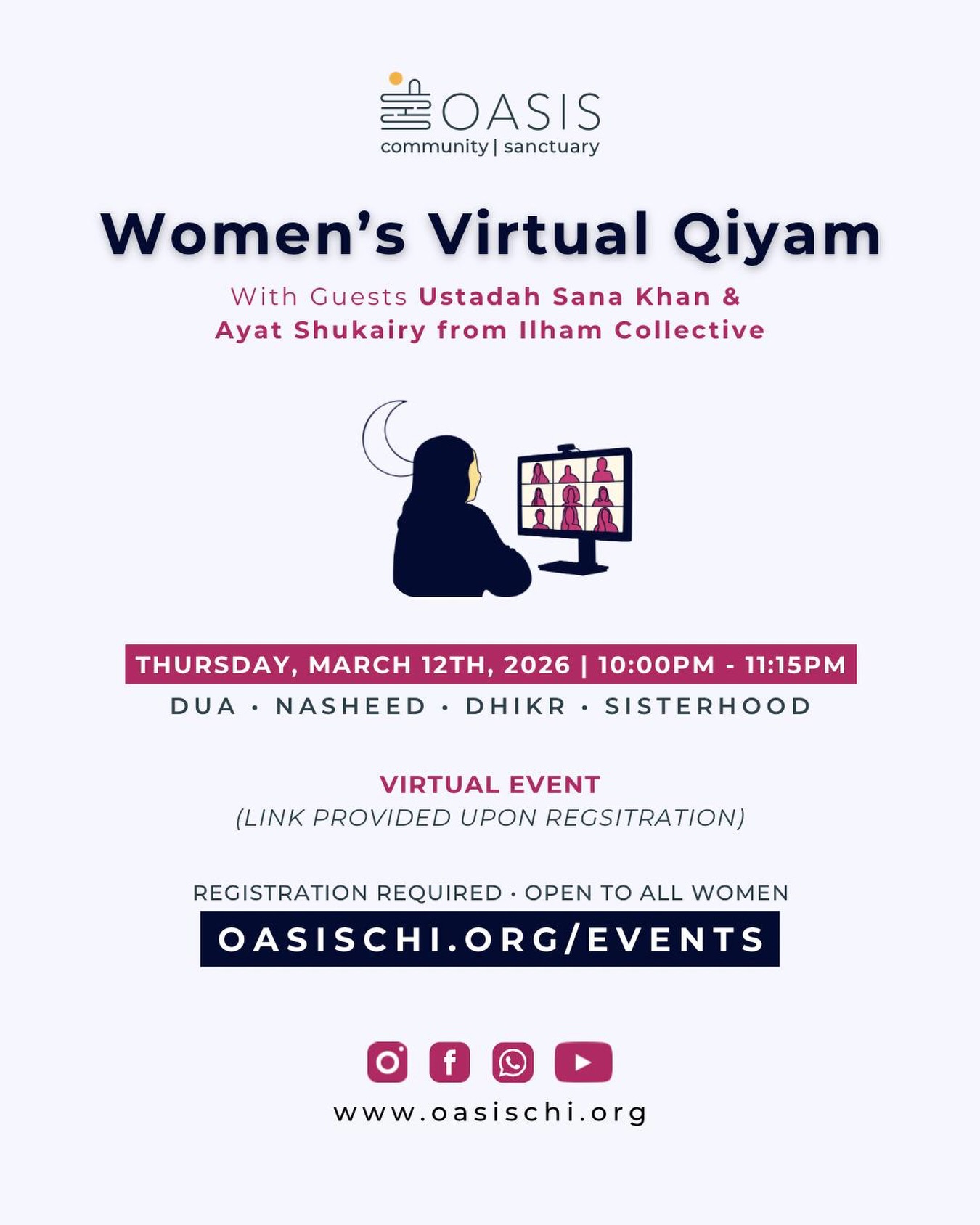 Women's Virtual Qiyam