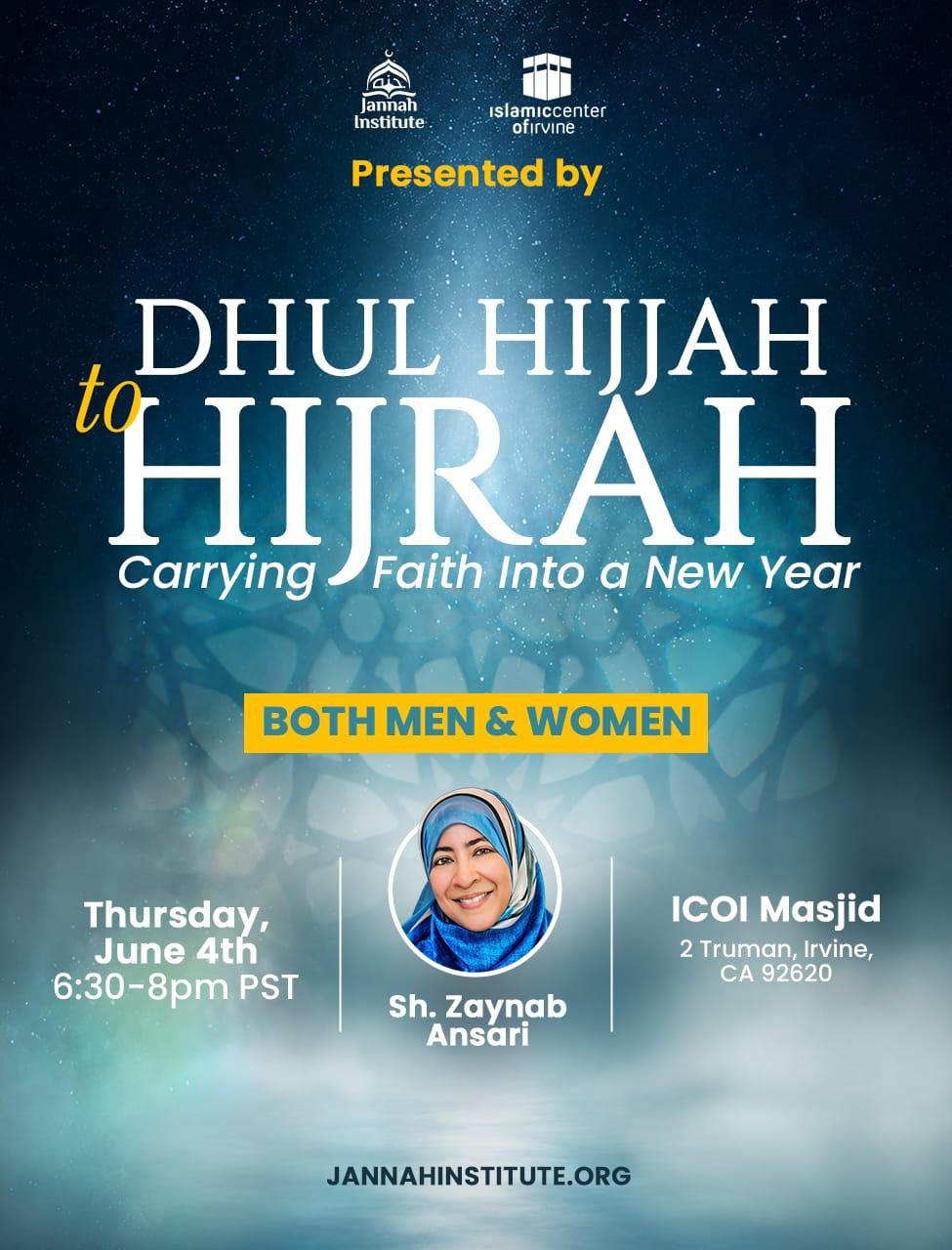 DHUL HIJJAH to HIJRAH