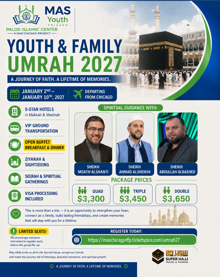 Youth & Family Umrah 2027 – Triple