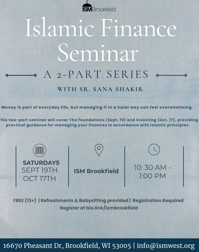 Islamic Finance Seminar — The Foundations