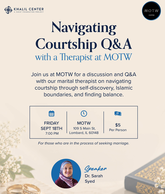 Navigating Courtship Q&A with a Therapist at MOTW
